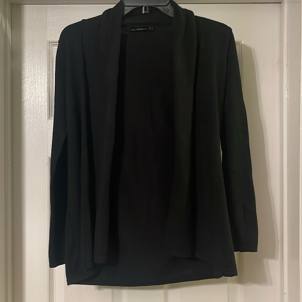 Zara Black Cardigan Sweater